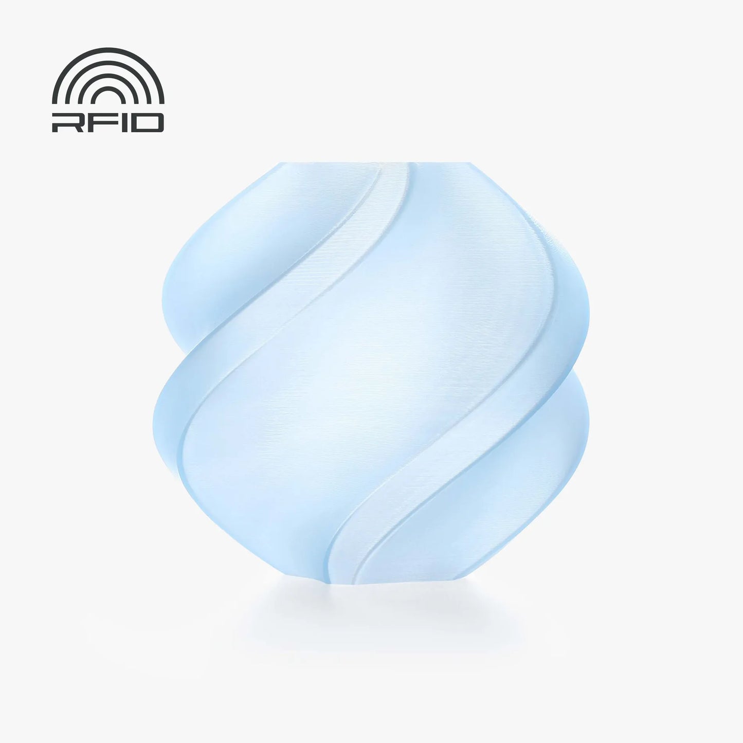 Filament Bambu Pla Translucent Ice Blue 13610 1.75 1kg With Spool