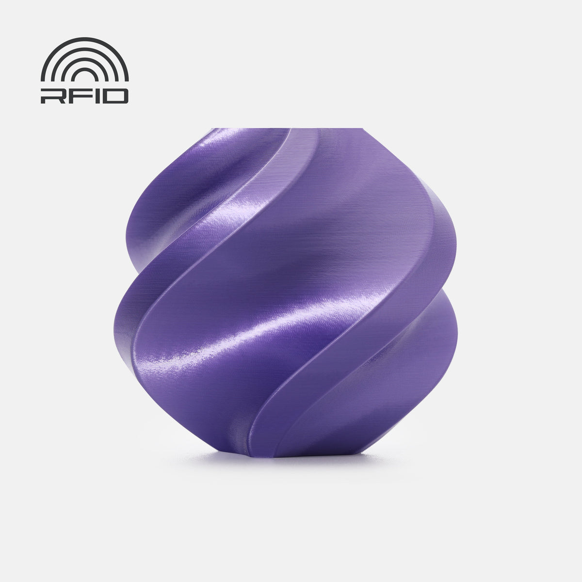 Filament Bambu Pla Silk+ Purple 13702 1.75 1kg With Spool