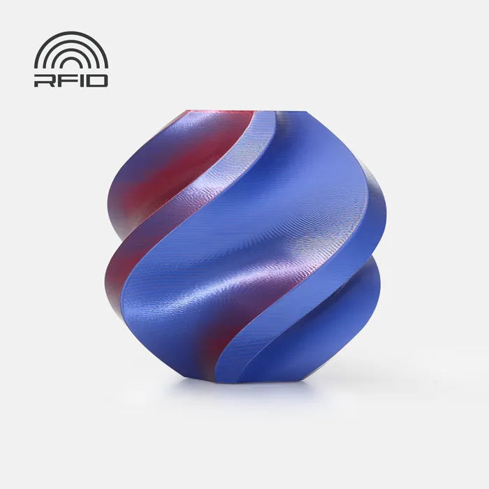 Bambu PLA Silk Multi-Color Aurora Purple Filament 13909 1.75 1kg With Spool