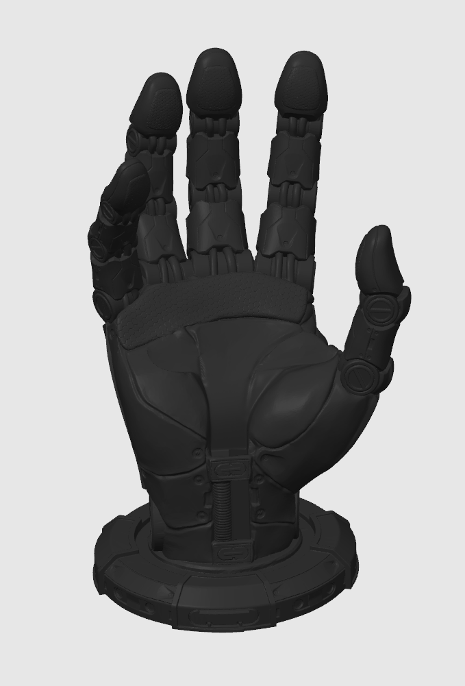 Android Hand Phone Holder Black