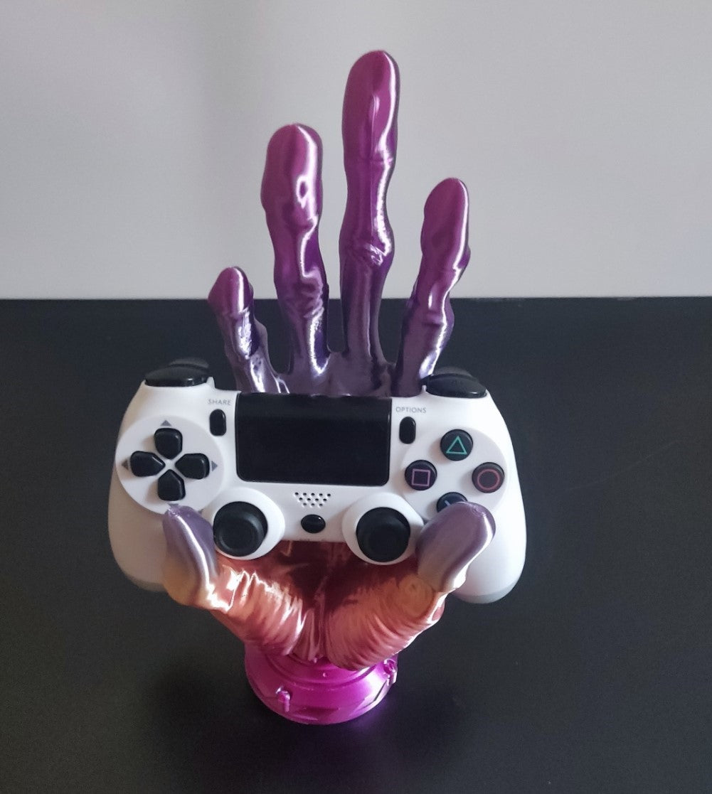 6-Finger Alien Hand Controller Holder (Blue-Purple)