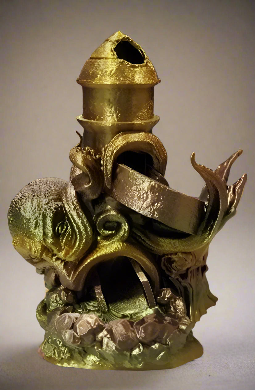 Kraken Dice Thrower (Rainbow Amber)