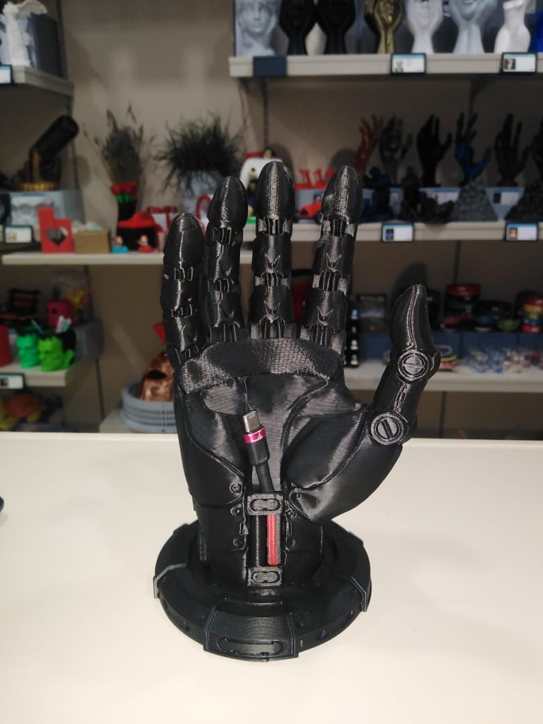 Android Hand Phone Holder Black
