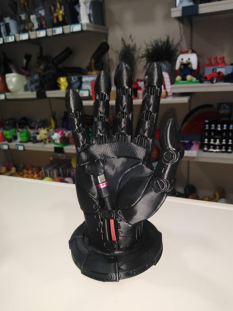 Android Hand Phone Holder Black