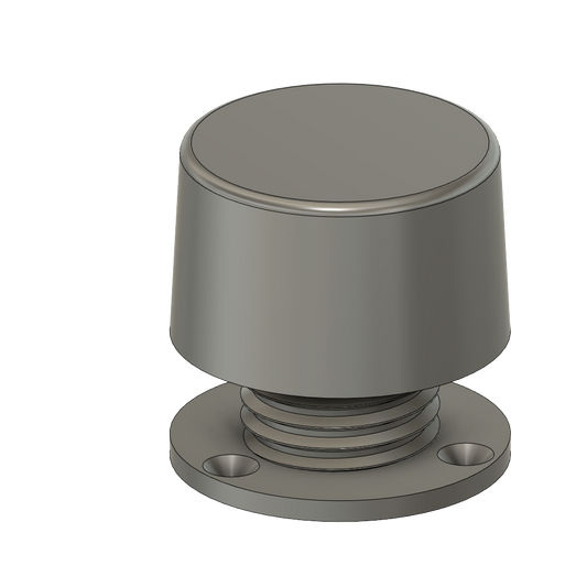 Ρυθμιζόμενο ποδαράκι επίπλου 60Χ40 (Black)