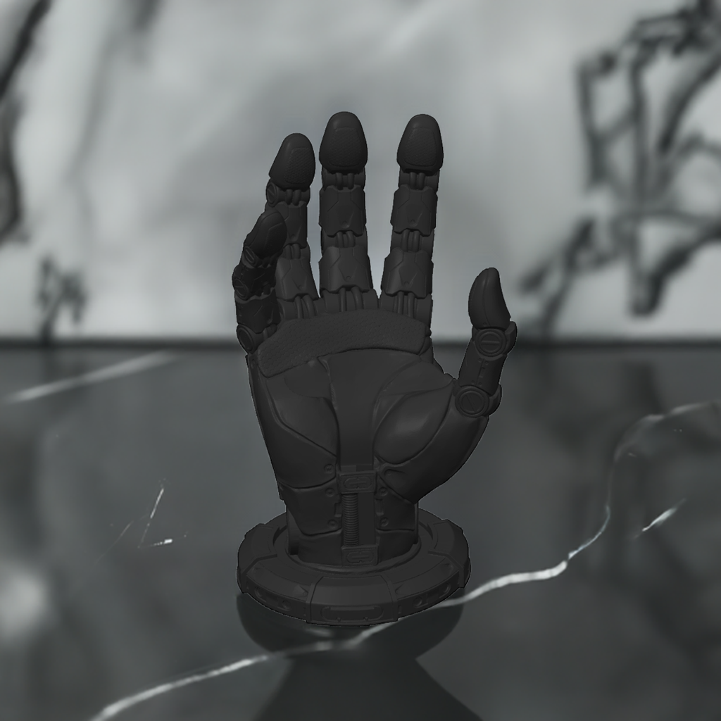 Android Hand Phone Holder Black