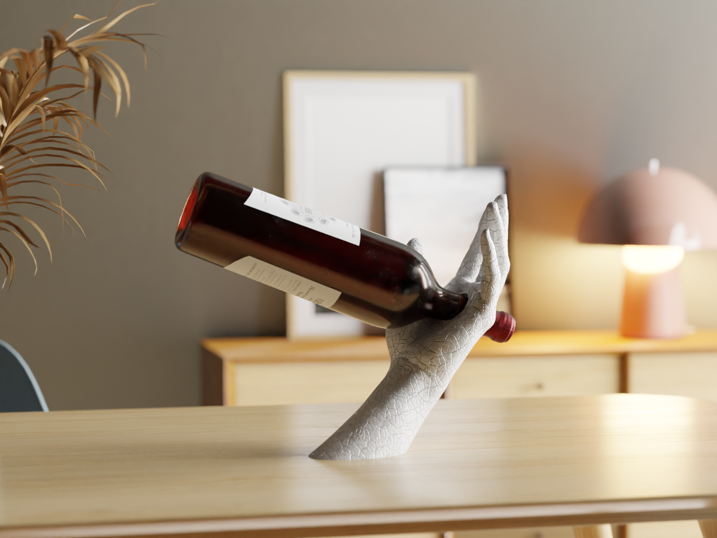 Wine hand holder (Stone effect Marble)