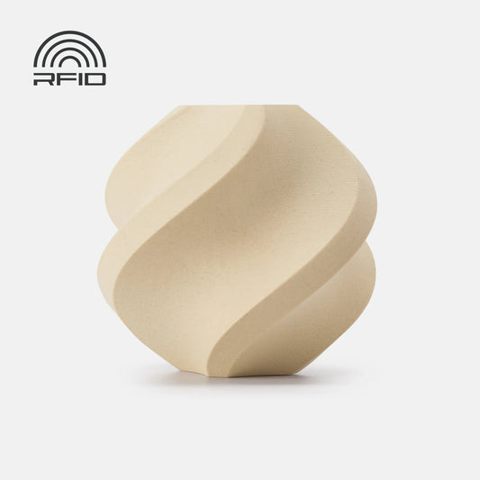 Bambu PLA Wood Filament White Oak 13106 With Spool
