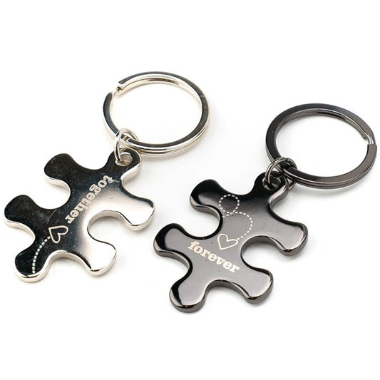 Keychain together forever couple set