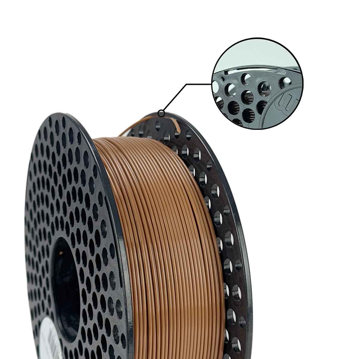 Azure film filament Petg 1.75 1kg Skin Macchiato with spool