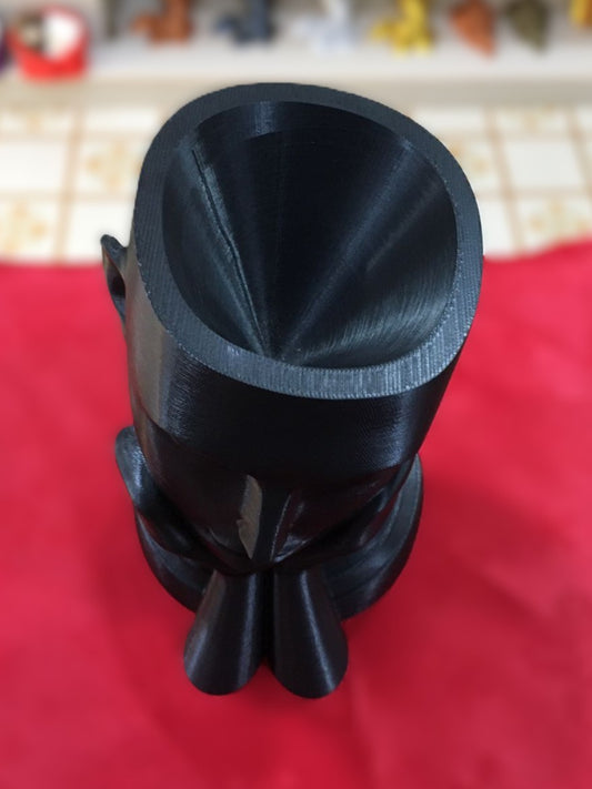 Woman Face Vase (Black)