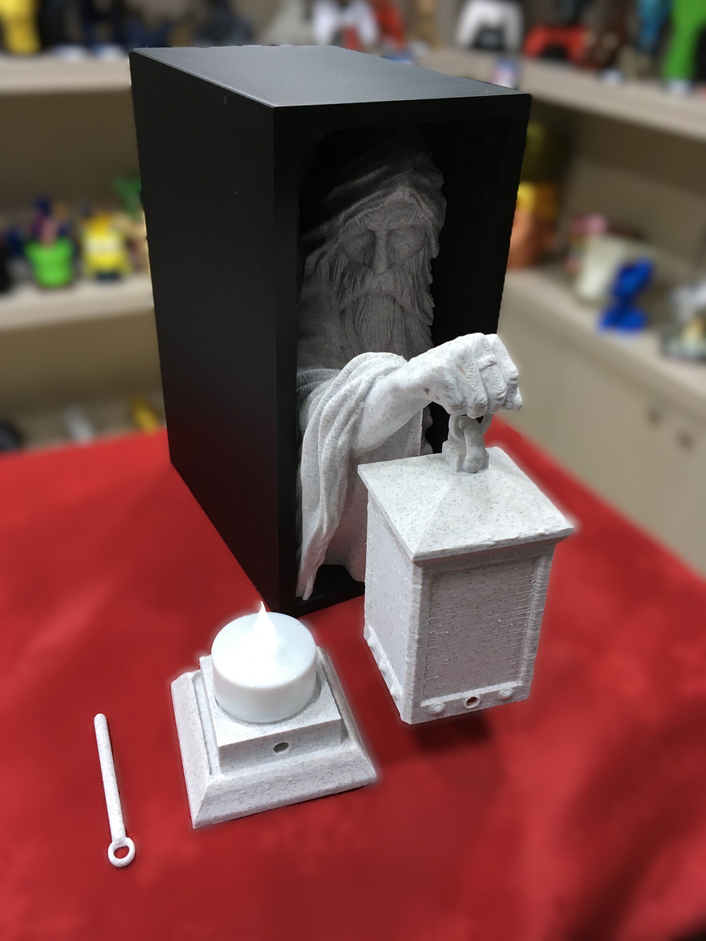 Dark Age Book Nook (Black-Marble)