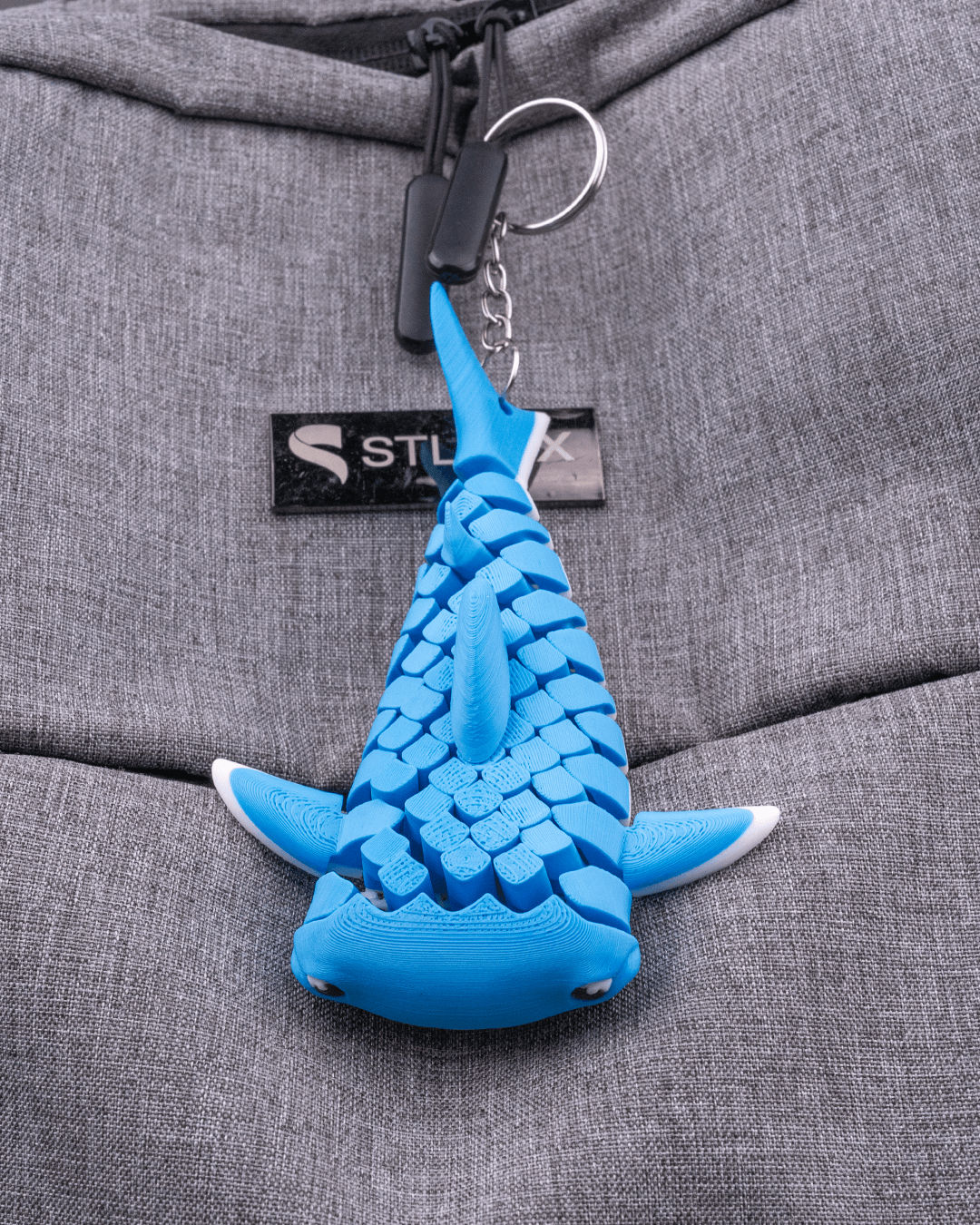 Mark, the Whale Shark keychain (Blue) – 3D ART SHOP