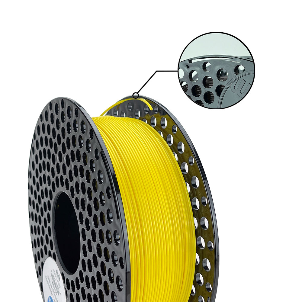 Azure Film filament Petg 1.75 1kg Yellow With Spool