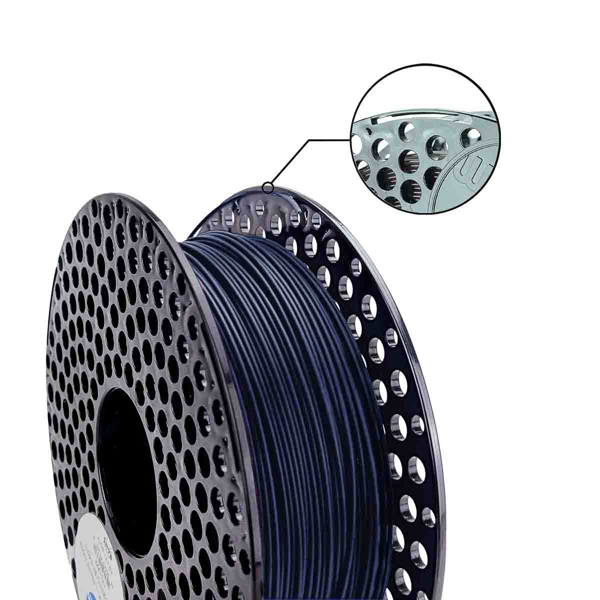 Azure film filament Pla 1.75 1kg Navy blue with spool