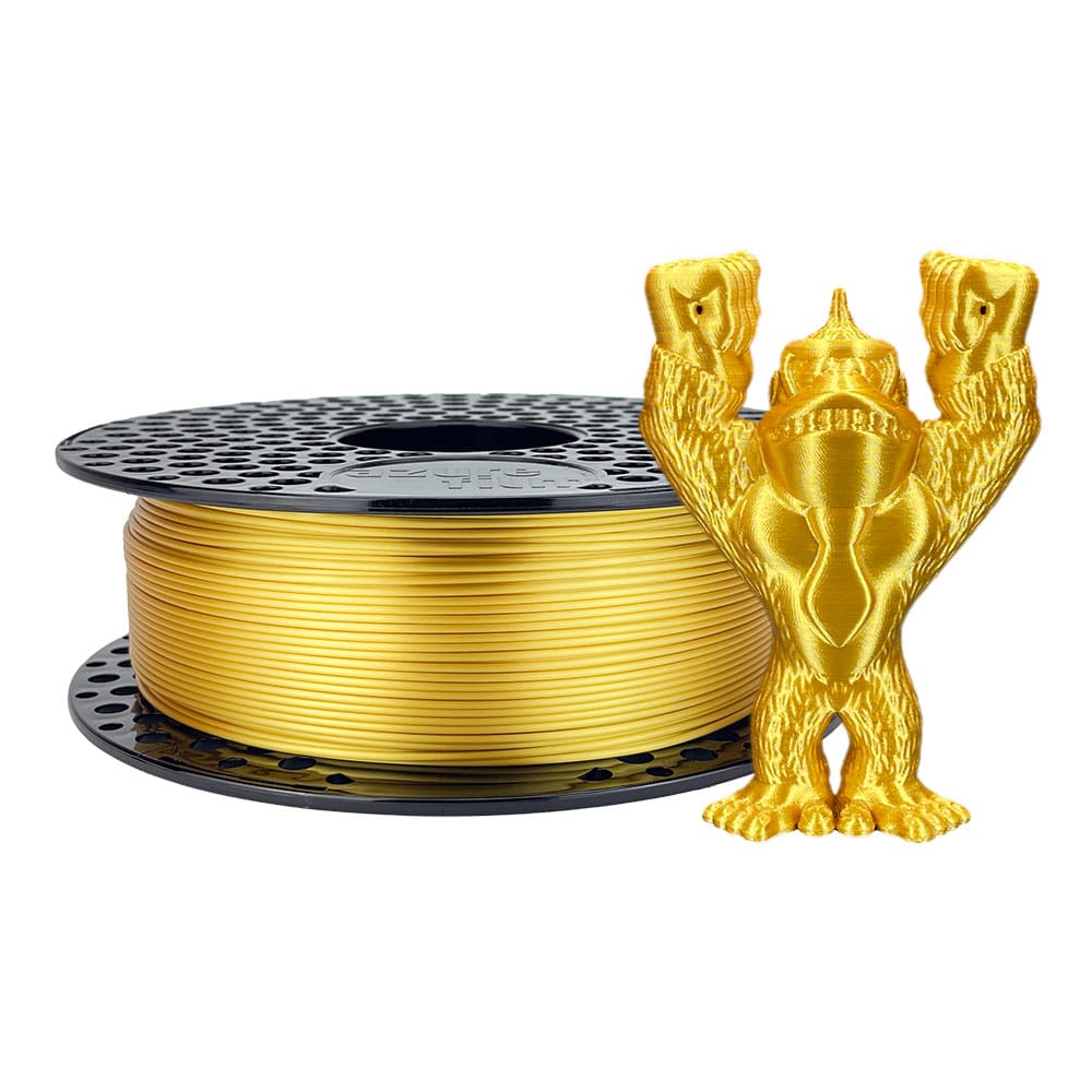 Azure film filament Silk Pla 1.75 1kg Gold with spool