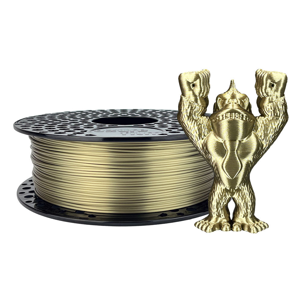 AzureFilm Silk Pla 1.75mm Olive Gold 1kg With Spool