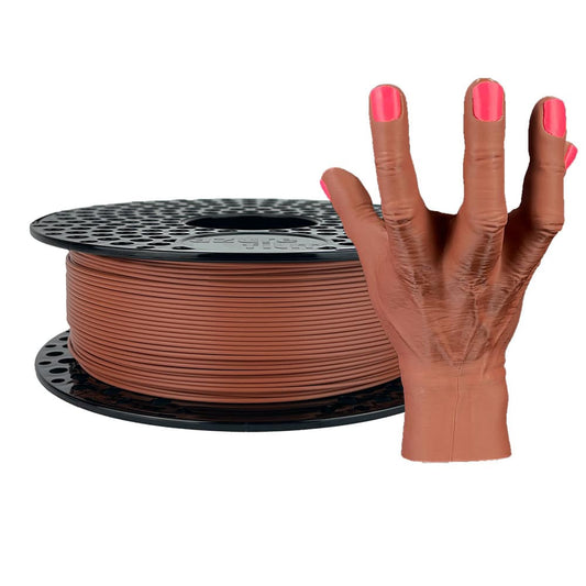 Azure film filament Pla 1.75 1kg Skin Cappuccino with spool