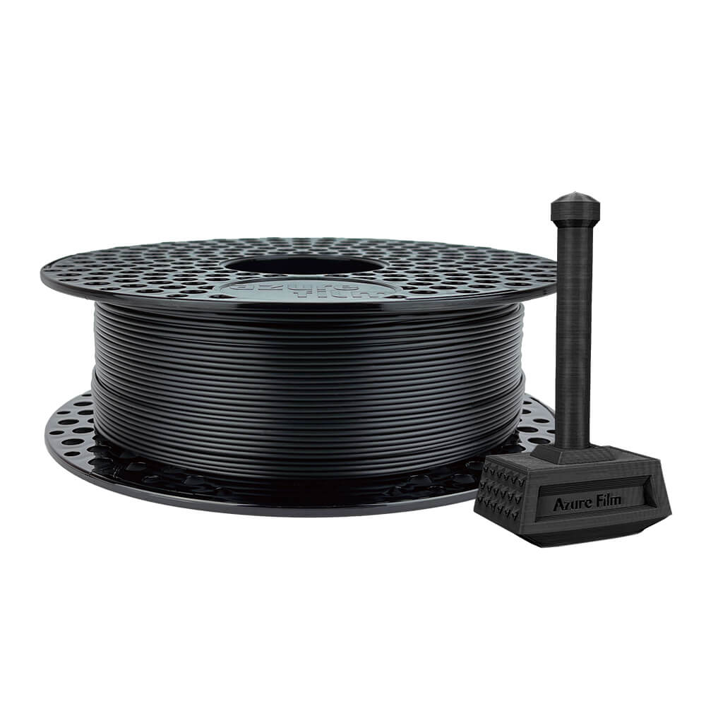 Azure film filament strongman Pla 1.75 1kg Black with spool