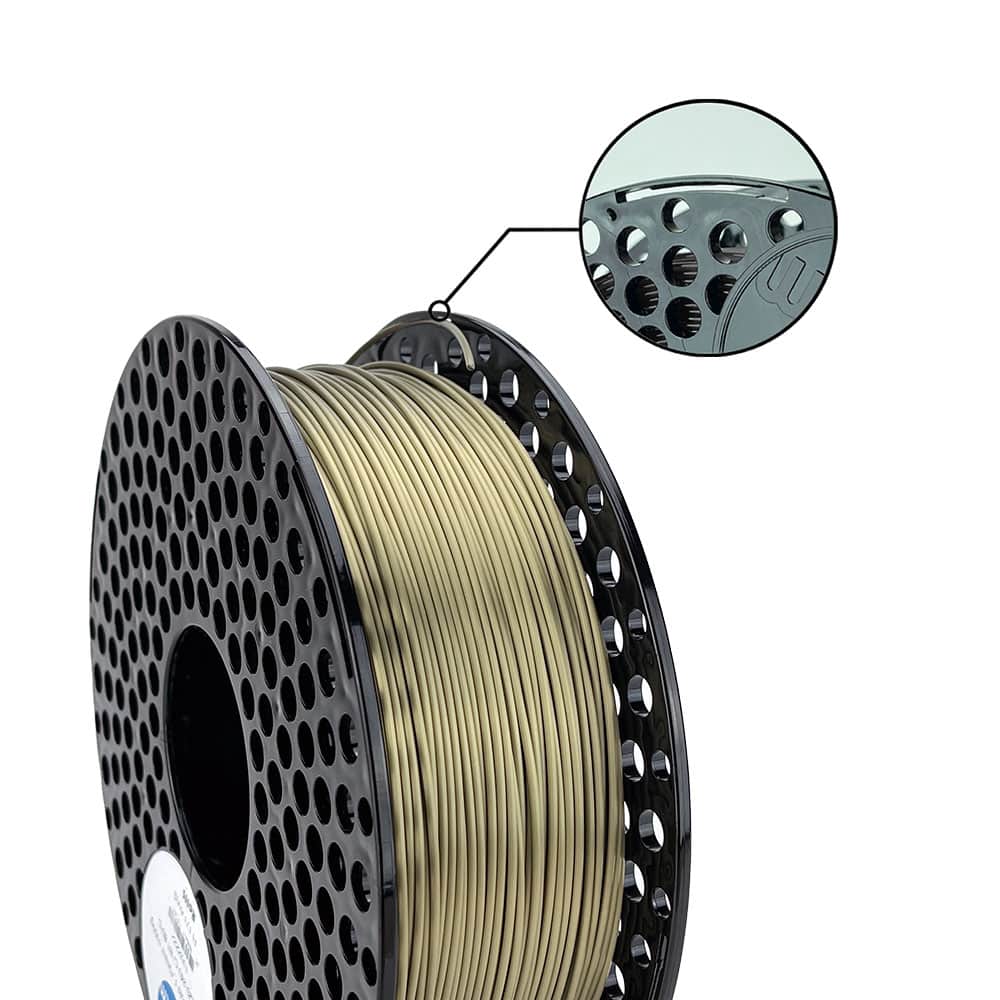 AzureFilm Silk Pla 1.75mm Olive Gold 1kg With Spool