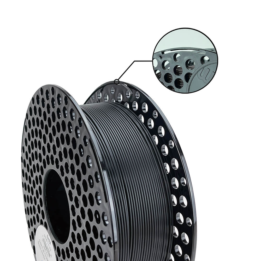 Azure film filament strongman Pla 1.75 1kg Black with spool