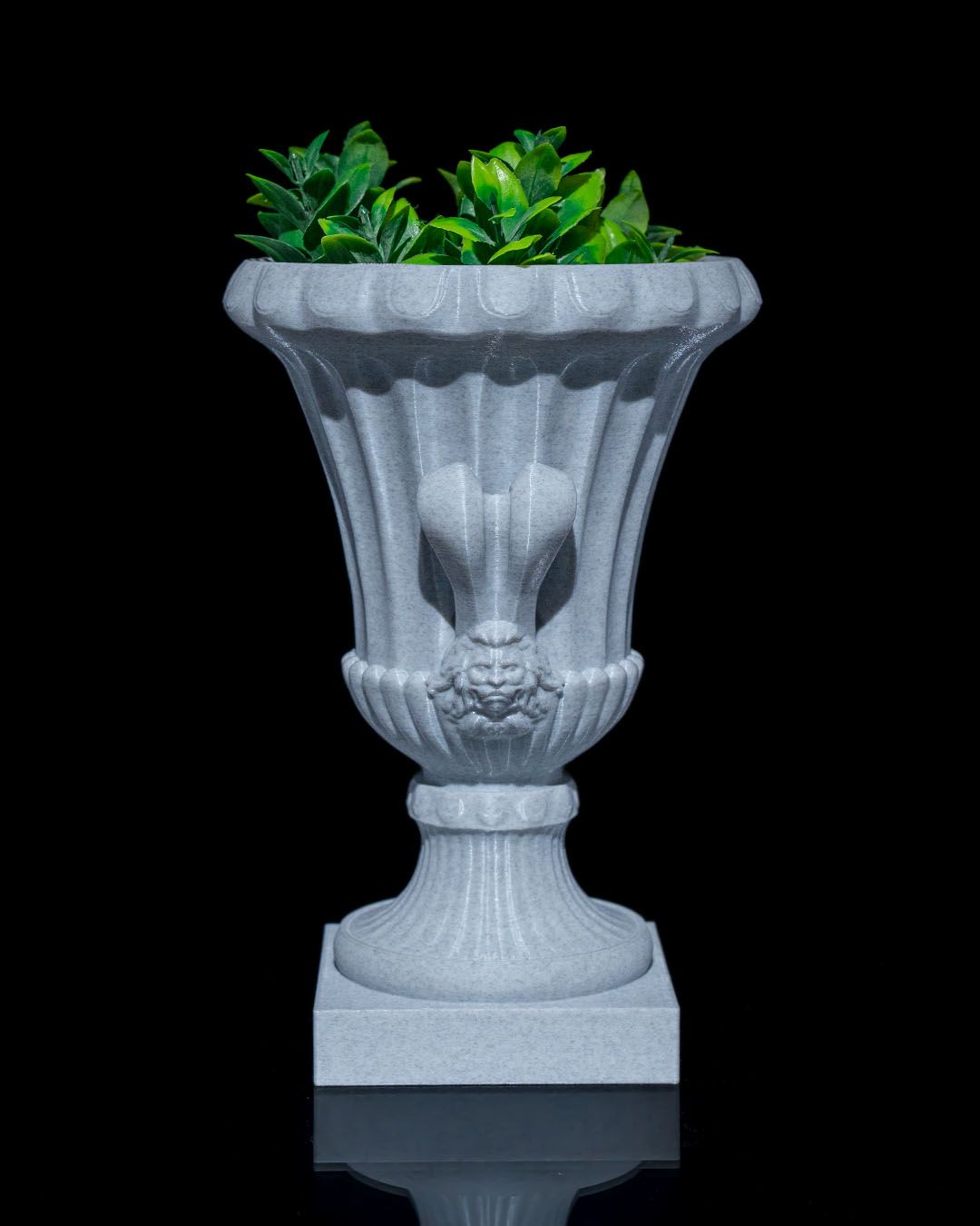 Roman Cup Planter (Grey Marble)