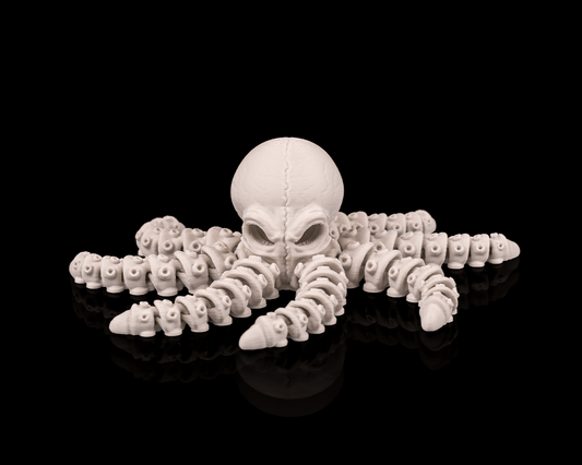 Skeleton Octopus (Bone White)