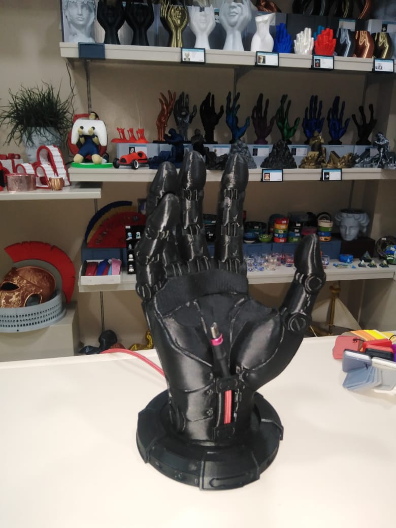 Android Hand Phone Holder Black