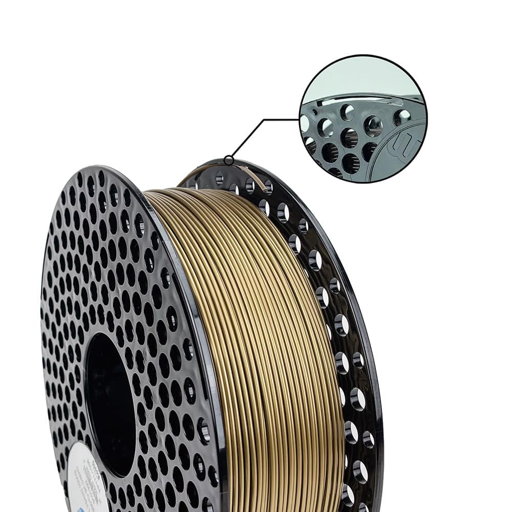 Azure Film filament Pla 1.75 1kg Gold with spool