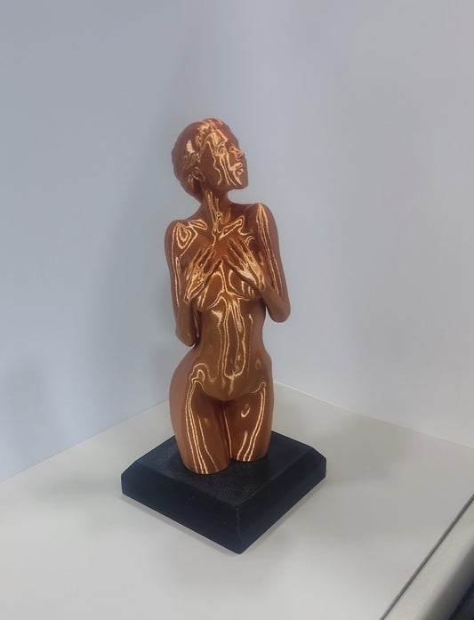 Woman Figurine (Copper-Black)