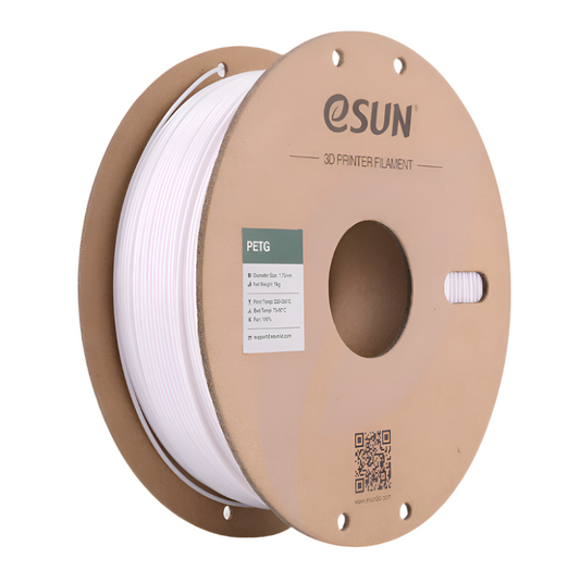 eSUN Petg Basic White 1.75mm 1kg With cardboard spool