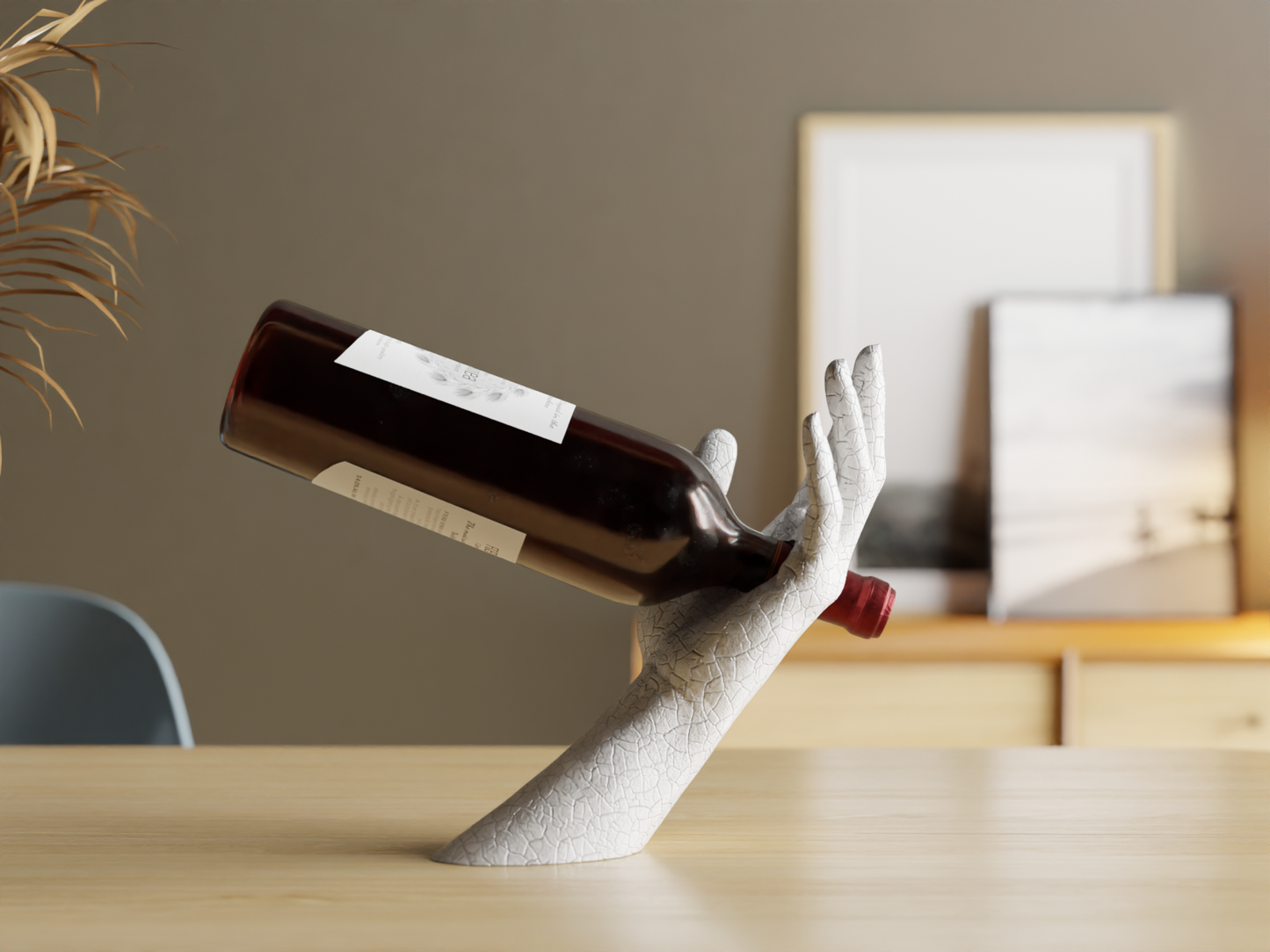 Wine hand holder (Stone efect Marble)